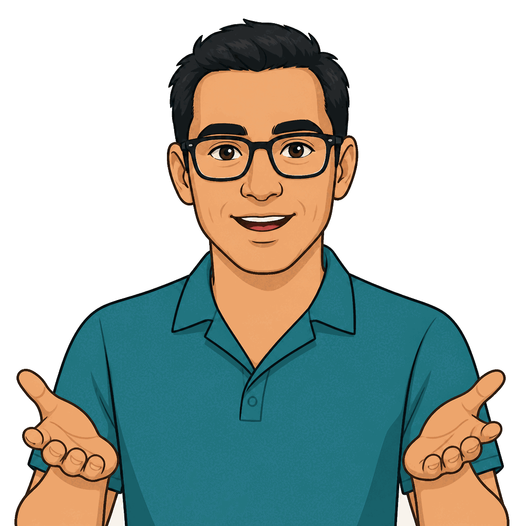 Illustrated OET teacher presenting a weekly writing exercise